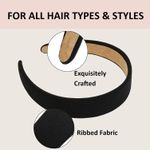 product_image_name-Generic-توك شعرأربطة رأس أنيقة غير قابلة للانزلاق للبنات مناسبة للشعر الطويل والقصير، عصابات رأس مضلعة لطيفة للنساء، توك استك للشعر أنيقة وصلبة، اكسسوارات أربطة للرأس مقاس 2.5 سم-6