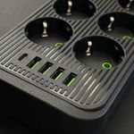 product_image_name-Generic-مشترك كهرباء (8 مخرج كهرباء+ 4 يو اس بي + تايب سي)حماية من التحميل الزائد/ سلك بطول 2 متر-7