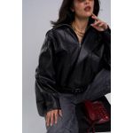 product_image_name-Vogue Egypt-سترة جلدية أنيقة بتصميم كبير الحجم عصري-5