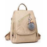 product_image_name-Generic- شنطة ظهر جلد أنيقة بتصميم عملي وجيوب متعددة تناسب الاستخدام اليومي - بيج-1