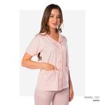 product_image_name-At Home-Women’s Home Wear Set PL 1127 - Soft Pants and a Short-Sleeve Shirt-2