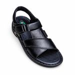 product_image_name-Generic-صندل رجالى فلات جلد طبيعى -3