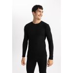product_image_name-Defacto-Man Crew Neck Slim Fit Knitted Tops - Black-1