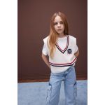product_image_name-Defacto-Girl Vest Süveter - Ecru-1