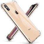 Generic XS Max جراب شفاف ومضاد للصدمات لايفون
