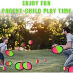 product_image_name-Generic-كرة فيلكرو لعبة للأطفال مع 4 أقراص التقاط وكرتين مجموعة العاب رمي كرات لـ أشخاص - صديقة للحفلات والحديقة والشاطئ نايلون-5