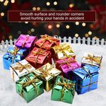 product_image_name-Generic-حزمة عيد الميلاد المكونة من 12 قطعة من الزينة الملونة - صناديق لامعة صغيرة لتزيين شجرة عيد الميلاد-8