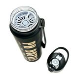 product_image_name-Generic-Sports Water Bottle Leakproof Portable Drinking Bottle Fashion Durable Gym Fitness Water Bottle with Straw and Strap, BPA Free (1000ml)-2