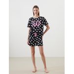 product_image_name-LC Waikiki-Crew Neck Printed Women's Short Pyjama Set-1