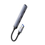 product_image_name-Ldnio-موزع منافذ USB سريع 4 في 1 يدعم USB 3.0 وType C لنقل بيانات فائق السرعة هيكل من الألومنيوم DS-74U-1