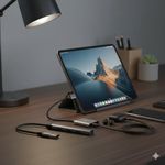 product_image_name-Ldnio-موزع منافذ USB سريع 4 في 1 يدعم USB 3.0 وType C لنقل بيانات فائق السرعة هيكل من الألومنيوم DS-74U-6