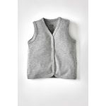 product_image_name-Defacto-Baby Boy V Neck Regular Fit Vest - Lt.Grey Melange-1