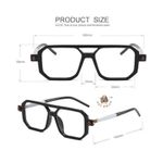 product_image_name-Generic-نظارات طبية مربعة الشكل، إطار أسود بأذرع بيضاء، تصميم عصري-4