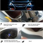 product_image_name-Generic-شريط اضاءة داخلي للسيارة بجهد 12 فولت، سلك كهربائي نيون بطول 3 متر لتزيين السيارة، ازرق-4