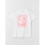 product_image_name-LC Waikiki-تي شيرت بنات بأكمام قصيرة وقصة دائرية مطبوعة - LC وايكيكي-1