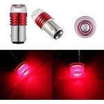 أضواء LED للفرامل أو الإشارة، ضوء خلفي مدمج وامض بوظيفة تحذير عالية لحماية سلامتك في بعض حالات الطوارئ (2 مصابيح، وضع ثابت ووميض، لون أحمر - قطعتان)