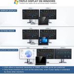 product_image_name-QGeeM-موزع USB-C متعدد الوظائف من طراز UH12-V، مزود بمنفذي HDMI، ومنفذ VGA بدقة 4K، وثلاثة منافذ عرض، وتقنية توصيل الطاقة بقدرة 100 واط، ومنفذ إيثرنت، متوافق مع أجهزة MacBook وWindows.-4