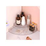 product_image_name-Generic-Bathroom Corner Rack - Stylish Acrylic Triangle Stand for Storing and Displaying Skincare, Makeup, and Fragrances. Creates Extra Storage Space in Tight Corners-2