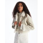 product_image_name-LC Waikiki-معطف نسائي من جلد صناعي بياقة فرو-1