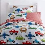 طقم ملايه اطفال قطن العامريه 6قطع