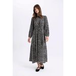 Defacto Woman Regular Fit Long Sleeve Woven Dress - BLACK