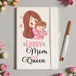 product_image_name-Generic-نوتبوك غلاف هارد 160 صفحة مسطرة مع شريط مطاطي ومكان للقلم- هدية عيد الأم – نوت بوك بتصميم أنيق للأم مقاس 21*14 سم-2