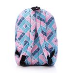 Activ Patterned Zipper School Backpack - Turquoise & Pink - image 3