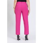 product_image_name-Esla-Side Pockets Plain Straight Pants - Hot Pink-4