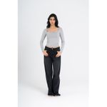 OUTDATED Square Neck Long Sleeve - Light Grey - image 2