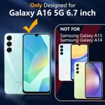 product_image_name-Generic-جراب حماية لهاتف سامسونج جالاكسي A16، مقاوم للصدمات  غطاء خلفي شفاف مرن من السيليكون المقاوم للخدش-2