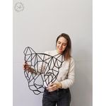 product_image_name-Generic-فن جداري هندسي على شكل رأس قط بري-2