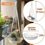 product_image_name-Antikiano-حامل نباتات مكرامي مع صينية 33 بوصة رف نباتات معلق داخلي للصبار والنباتات الصغيرة والزينات أكثر تنوعًا مع صينية بيضاء. بدون شراشيب-4