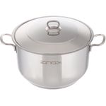 product_image_name-Zinox-قدر طبخ من زينوكس، مصنوع من الفولاذ المقاوم للصدأ مع قاعدة ألومنيوم، لون فضي بتشطيب مصقول، مقاس 36 سم. يتميز بمقاومة الحرارة والتآكل مع خاصية حفظ الحرارة وآمن للغسالة-1