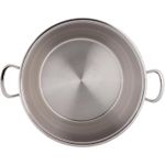 product_image_name-Zinox-قدر طبخ من زينوكس، مصنوع من الفولاذ المقاوم للصدأ مع قاعدة ألومنيوم، لون فضي بتشطيب مصقول، مقاس 36 سم. يتميز بمقاومة الحرارة والتآكل مع خاصية حفظ الحرارة وآمن للغسالة-6