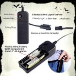 product_image_name-Generic-Scary Halloween Mask, 3 Modes Light Up Led Mask, 2 PCS Halloween Masks, Scary Masks for Adults, LED Anonymous Scream Halloween Mask, Halloween Costumes for Boys Kids Adult -Green+Yellow-2