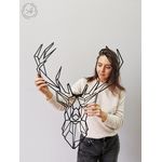 product_image_name-Generic-لوحة جدارية هندسية على شكل رأس غزال-2