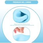product_image_name-Generic-Moisturising Silicon Gel Socks For Repair Dry Feet & Ankles & Softening Skin, Foot Hydration Socks For Applying Various Moisturizers (Blue)-7