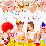 product_image_name-Generic-بالونات YANROO لون الورد الذهبي ذات ال50 قطعة، بالونات حفلات لاتكس بحجم 12 بوصة مع نقاط كونفيتي لتزيين حفلات التخرج لمستلزمات 2020-2