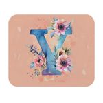 product_image_name-Generic-حصيرة ماوس مزينة بأزهار - حرف Y - ملحق مكتب شخصي أنيق-1