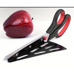 product_image_name-Generic-مقص من الفولاذ المقاوم للصدأ - قاطع بيتزا متعدد الاستخدامات وقاطع للوجبات السريعة والسهلة، مثالي للمطابخ المنزلية والطهاة المحترفين-1