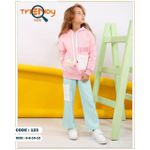 طقم شتوي بناتي مكون من قطعتين