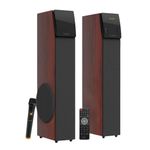 Lava Tower 8000 Floor Standing Speaker System ,Bluetooth Tower Speaker, with Wireless Microphone, HDMI ARC, Optical & Bluetooth – 30W Output Power – Remote Control & LED Display