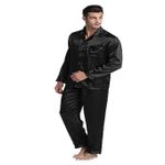 product_image_name-Generic-بيجامة ستان رجالى لون اسود-2