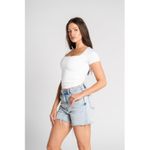 OUTDATED Square Neck Short Sleeve - White - image 3