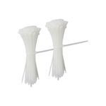 product_image_name-Generic-Cable Zip Ties Nylon Self Locking Wire Tie 4 Inch 200 Pieces White-1