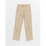 product_image_name-LC Waikiki-سروال كارجو نسائي بقماش غبردين بقصة عادية-4