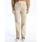 product_image_name-LC Waikiki-سروال كارجو نسائي بقماش غبردين بقصة عادية-7