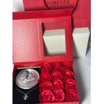 product_image_name-Generic-قلادة من الوردة الحمراء واللؤلؤ الذهبي بلون المحار - قلادة أنيقة بتصميم كلاسيكي-2