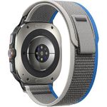 product_image_name-Generic-سوار تريل لوب من اكس تيك متوافق مع ساعة سامسونج جالاكسي 7 الترا 47 ملم، سوار رياضي بديل من النايلون المرن جيد التهوية وقابل للتعديل لساعة جالاكسي 7 الترا _ازرق&رمادي-1