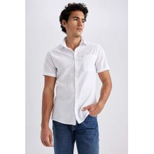 Buy Defacto Slim Fit Polo Neck Short Sleeve Shirt. in Egypt